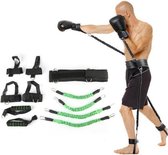 Bounce Trainer Fitness Weerstandsband Bokspak Latex Buis Spankabel Been Taille Trainer, Gewicht: 140 Pounds (Groen)