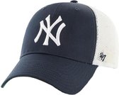 47 Brand MLB New York Yankees Branson Casquette B-BRANS17CTP-NY, Unisexe, Bleu Marine, Casquettes À Rabat