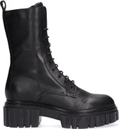 Notre-V 03-435 Veterboots - Laarzen Met Veters - Dames - Zwart - Maat 38