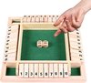 Afbeelding van het spelletje Sluit de doos - Zinaps Wooden Board Game, Classic Dice Game Board Toy, Shut The Box, Family Maths Game voor kinderen, houten tafel spel, klassiek houten tafelspel (groen)- (WK 02127)
