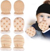 wanten kinderen - zinaps baby mittens handschoenen, 3 paren pasgeboren warme handschoenen, krassende handschoenen, katoenen handschoenen, baby wanten voor herfst winter jongens meisjes krasse