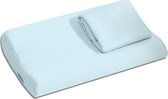 Verschoonkussen - Zinaps Magic Pillow Ergonomisch hoofdkussen Ideaal voor vrouwen of kinderen met vrije dekking (40 x 26 x 8/6 cm) -  (WK 02124)