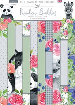 The Paper Boutique Insteek Papier - Rainbow Buddies - A4 - 4x10 designs