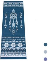 Love Generation ● Design Yoga Mat ● Fitness Mat ● Tribal Print ● Blauw