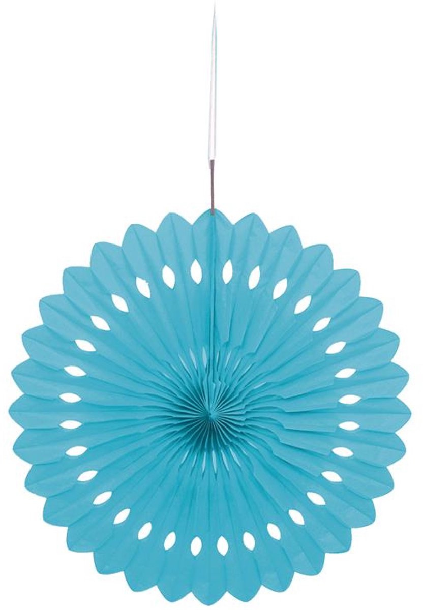 Haza Original Waaier Powder Blue Solid 40 Cm Papier Blauw