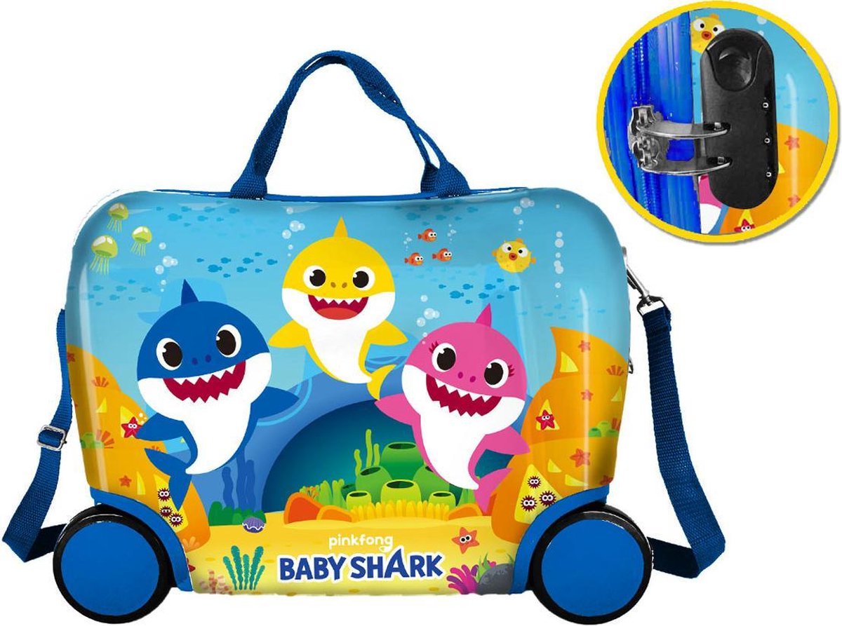 Baby Shark Reiskoffer - 40 x 32 x 20 cm - Hardcase