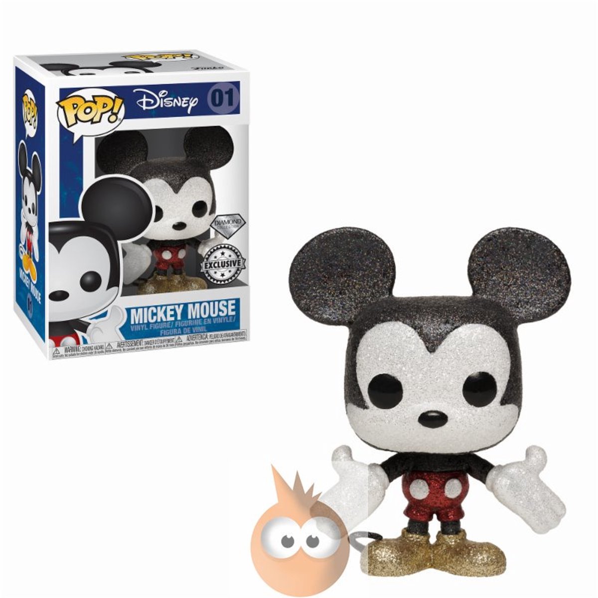 Funko Pop! Disney: Mickey Mouse #01 Diamond Hot Topic Exclusive