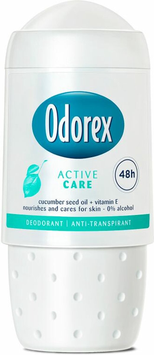 Goedkoopste Odorex Active Care Anti-Transpirant Deodorant Roller - 6x 50ml - Voordeelverpakking
