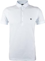 Rox - Heren Poloshirt Rock - Wit - Slim Fit - Maat L