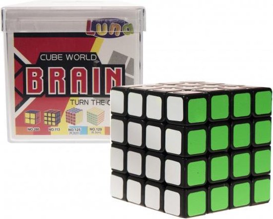 Afbeelding van het spel Rubik's Cube 4 x 4 Luna 6,2 cm tweedelig