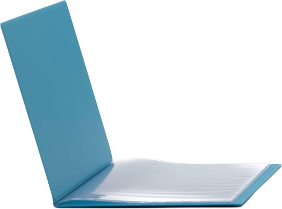 Foto: Goodline pvc portfoliomap geschikt voor 8 pagina s type classic turquoise