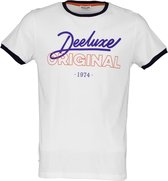 DEELUXE T-shirt met logo HYLTON White