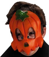 Carnival Toys Pompoenmasker Junior Pvc Oranje/groen One-size