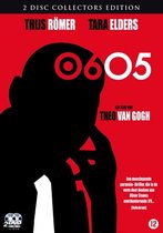 2 DISC COLLECTORS EDITION: 0605, een film van Theo Van Gogh. De cover toont een zwart silhouet van een man met een witte das, met rode cirkels op zijn voorhoofd.