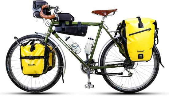 Bike Bag Voor Lange Afstand Fietsen Trip Waterdichte Fietstas Rolltop |  bol.com