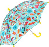 Rex London - Kinderparaplu - Paraplu - Top Banana - Blauw/Geel