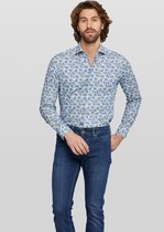 Van Gils  - Stretch overhemd met print Heren