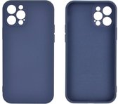 iPhone SE 2020 Back Cover Hoesje - TPU - Backcover - Apple iPhone SE 2020 - Paars / Blauw