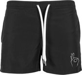 Urban Classics Zwemshorts -XXL- Easy Sign Zwart