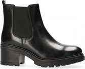 Van Dalen  - Chelseaboot leer op hak - Black - 37