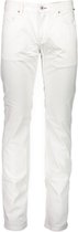 Tommy Hilfiger Broek Wit Getailleerd - Maat W33 X L34 - Heren - Lente/Zomer Collectie - Katoen;Elastaan