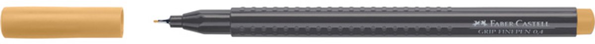 Faber Castell Fineliner FC Grip 0 - 4 mm - oker bruin