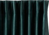 Lifa Living - Fluwelen Gordijnen  - Petrol - Verduisterend - Gordijnen met 10 Ophanghaken - Wasbaar - Kreukherstellend - Kleurvast - 250 x 150 cm