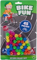 Kinderfiets spaakkralen 45 stuks - gekleurde fiets spaken versiering kralen  | bol.com