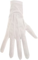 Handschoenen wit van katoen Maat XL