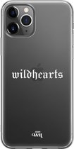 iPhone 11 Pro Max Case - Wildhearts White - xoxo Wildhearts Transparant Case