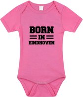 Born in Eindhoven tekst baby rompertje roze meisjes - Kraamcadeau - Eindhoven geboren cadeau 56 (1-2 maanden)