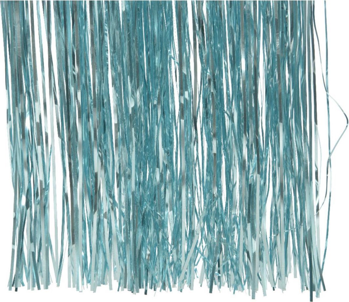 15x zakjes lametta engelenhaar ijsblauw (blue dawn) 50 x 40 cm - Tinsel/folie slierten - Kerstversiering