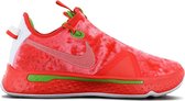 Nike Paul George PG 4 - Christmas - Heren Sneakers Sport Casual Schoenen Rood CD5079-602 - Maat EU 42 US 8.5