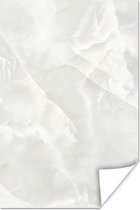 Affiche Marbre - Putty - Wit - 120x180 cm XXL