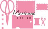 Marianne Design Collectables Snij en Embosstencil - Knutsel afspraak