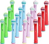 EB-10A Opzetborstels Voor Kids - 16 stuks - Vardaan Vervangende Opzetborstelkop Voor Kinderen - Voor Elektrische Tandenborstels - Opzetborstel Oral B - Junior - Zacht - Mondhygiëne