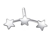 Bijoux by Ive - Oorbel - Sterretjes - Zilverkleurig