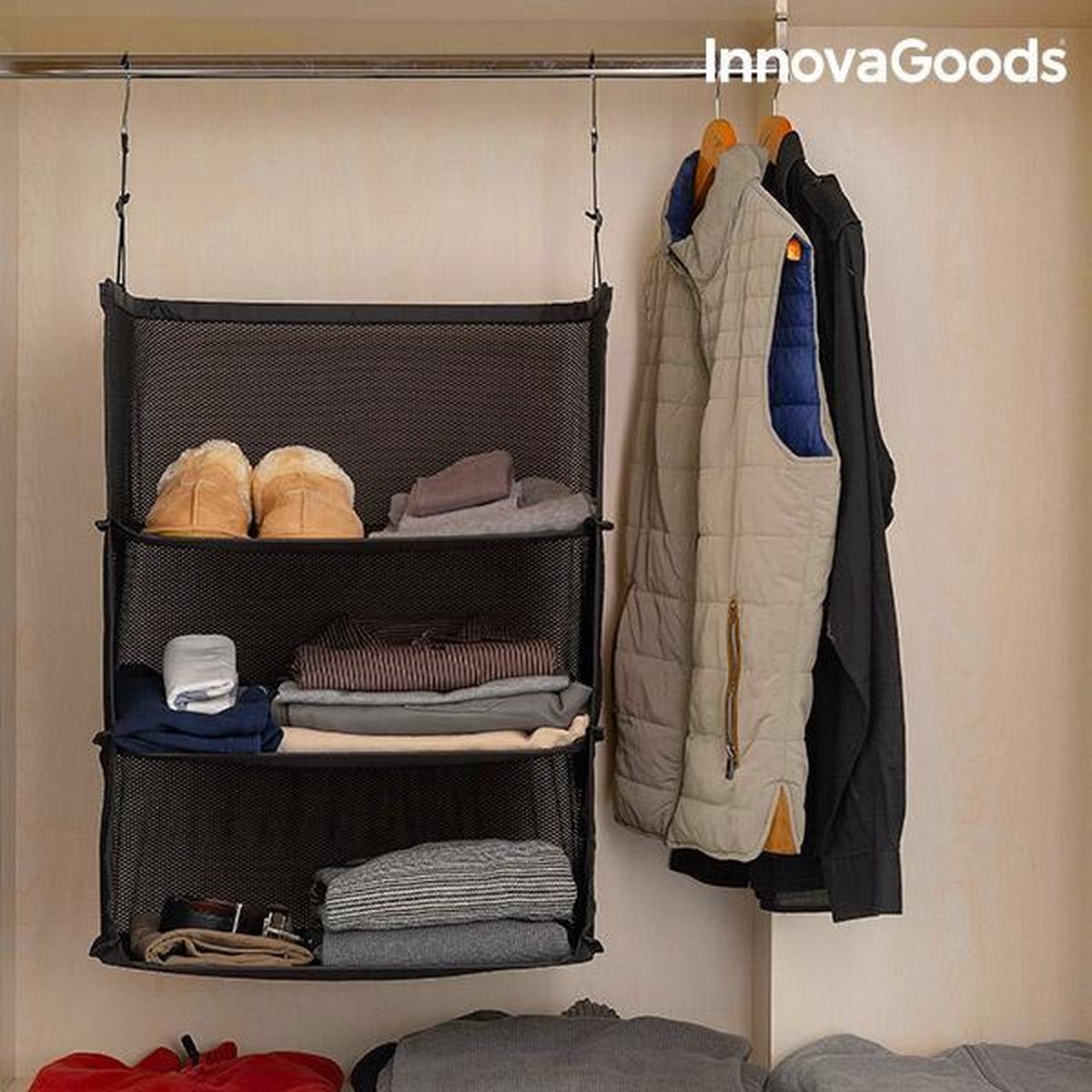 InnovaGoods Opvouwbare Schap Organizer voor Koffers