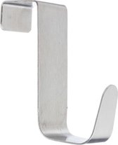 Five® Handdoekhaakjes RVS 2 stuks - Zilver - Ophangen zonder boren