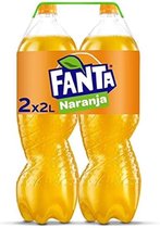 Verfrissend drankje Fanta Oranje (2 x 2 L)