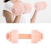 Dames Home Fitness Waterinjectie Halter Arm Spier Trainingsapparaat Draagbare fitnessapparatuur (transparant roze)