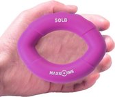 2 STUKS MAXSOINS MXO-009898 Siliconen Vinger Oefening Grip Apparaat Olijf Vorm Rehabilitatie Vingerknuifapparaat, Specificatie: 50LB (Paars)