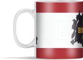 Mok - Kaart - Berlijn - Duitsland - Minimalisme - 350 ml - Beker