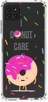 GSM Hoesje Geschikt voor Samsung Galaxy A22 5G Shockproof Case met transparante rand Donut