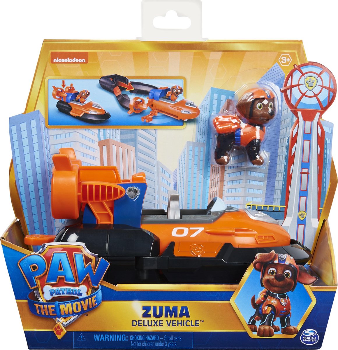 Onderzoek rit bureau PAW Patrol De Film - Zuma - Hoevercraft - Speelgoedauto | bol.com
