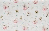 Cottonbaby - Ledikantlaken - dots - wit/multicolor - 120x150 cm