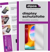 dipos I 2x Beschermfolie helder compatibel met LG Velvet 5G Folie screen-protector (expres kleiner dan het glas omdat het gebogen is)