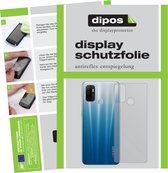 dipos I 2x Beschermfolie mat geschikt voor Oppo A53 (2020) Achterkant Folie screen-protector (expres kleiner dan het glas omdat het gebogen is)