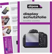 dipos I 2x Beschermfolie helder compatibel met Canon EOS 750D Folie screen-protector