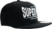 Super Pro Snapback Cap Zwart/Wit